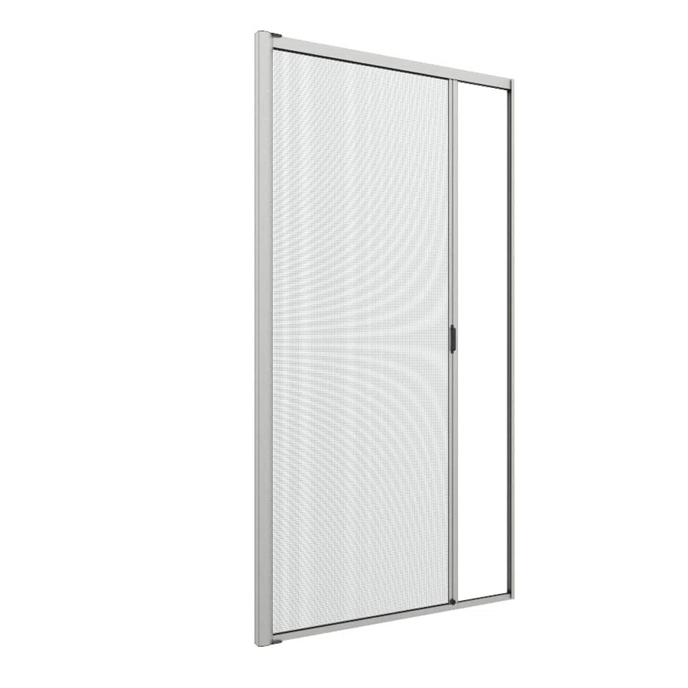 Zanzariera Laterale da 42 mm 125x260 cm in Kit Fai da Te - Riducibile e Regolabile a misura per Porte finestre Disponibile in 9 colori con Freno, Snodo e Clips laterali