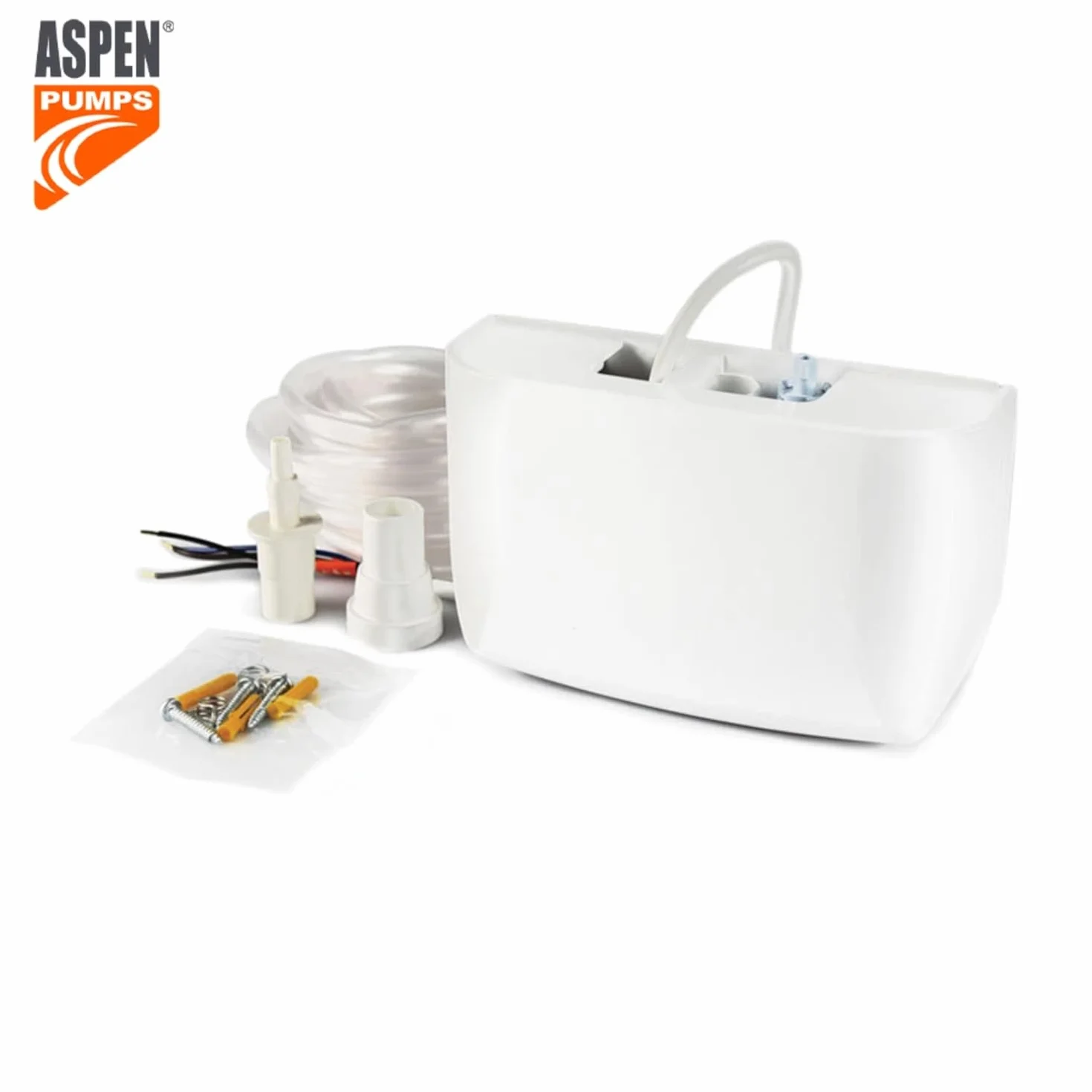 Aspen Pumps Mini Blanc FP1080/2 - Pompa Raccolta Condensa per Climatizzatori, Pompa Scarico Condensa Sotto Split, 21 dB(A), 12 L/H