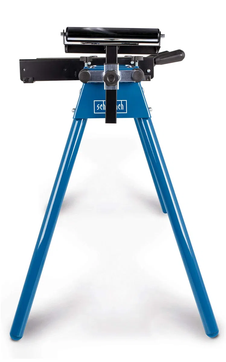 Tavolo di lavoro Scheppach UMF1600 | Banco macchina compatibile con il 95% di tutte le troncatrici sul mercato | Altezza 740mm | Estensione laterale 1– 1,65m | Capacità di carico max. 200kg