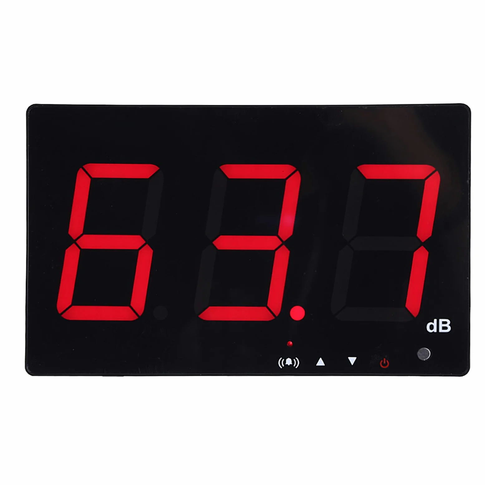 Decibel Meter Misuratore di Livello del Suono Digitale Misuratore di Volume del Rumore Digitale Fissato Muro Gamma Misurazione 30-130 Db Display LCD