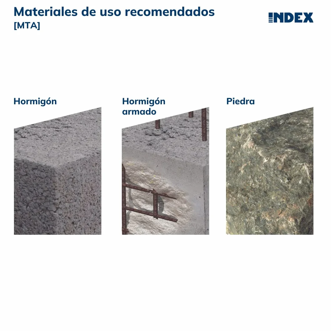 INDEX Fixing Systems MTA - Confezione da 50 ancoraggi maschio per carichi elevati, zincati, M12 x 220 mm, diametro 12 mm
