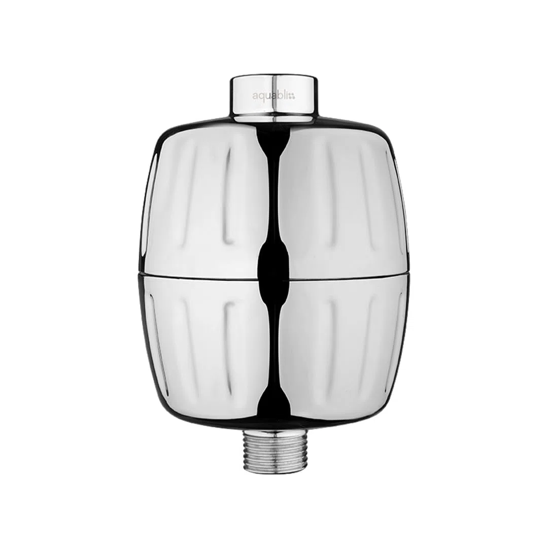 AquaBliss Filtro per doccia ad alta potenza HD, filtro avanzato 30x, filtro universale multistadio per prodotti chimici, cloro, pesticidi (SF500), cromato