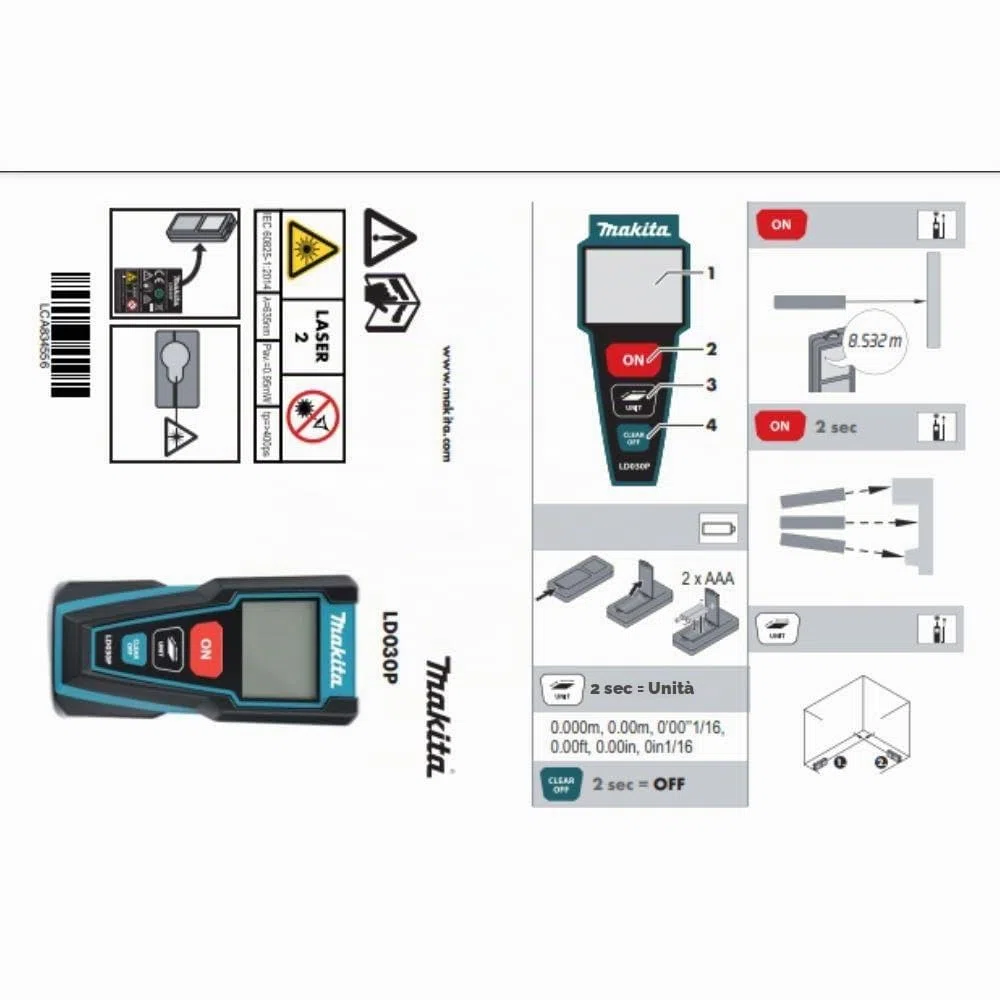 MISURATORE LASER 30M