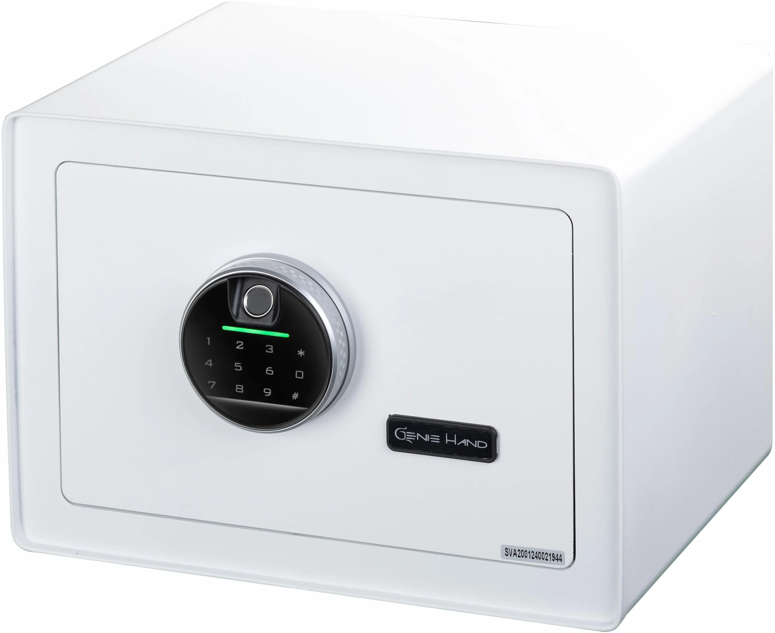 Genie Hand | Cassaforte Elettronica da Armadio con Impronta Digitale Cassetta di Sicurezza con Schermo Touch Screen, Sistema Anti Bounce e Serratura B-Class
