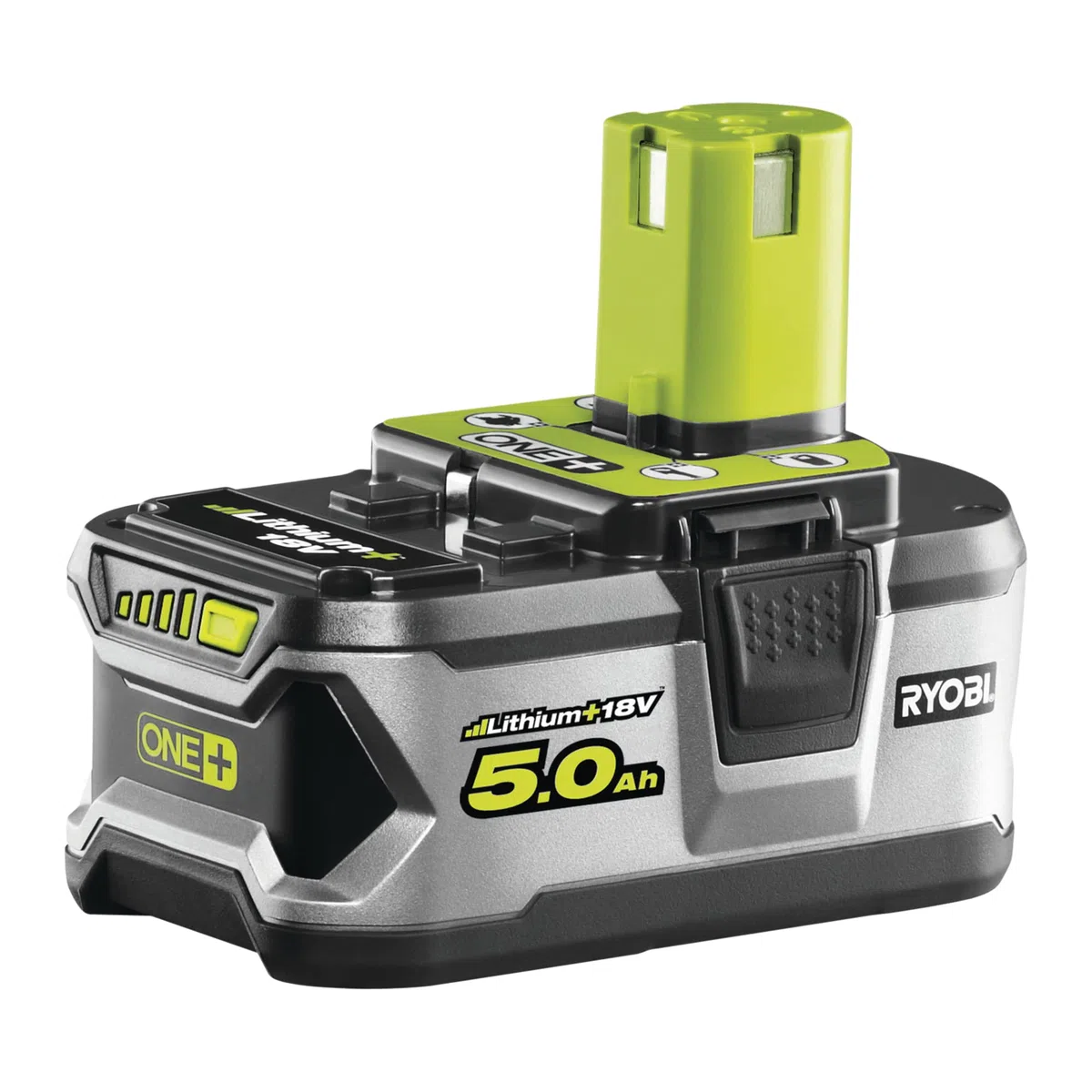 Confezione 2 batterie RYOBI 18V OnePlus 5,0 Ah LithiumPlus - 1 caricabatterie ultra veloce 5,0 Ah RC18150-250-250