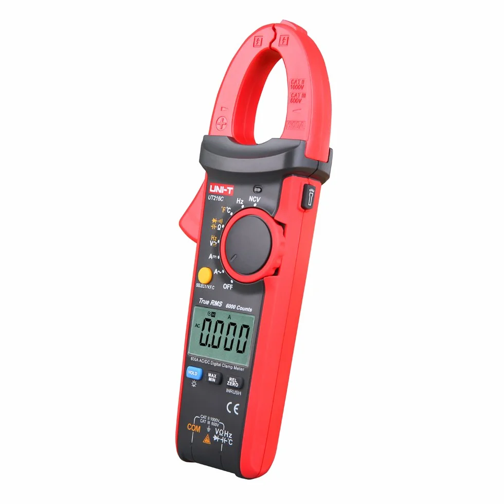 UNI-T UT216C 600A True RMS Multimetro a Pinza, Auto Range/frequenza, 1 pezzo,