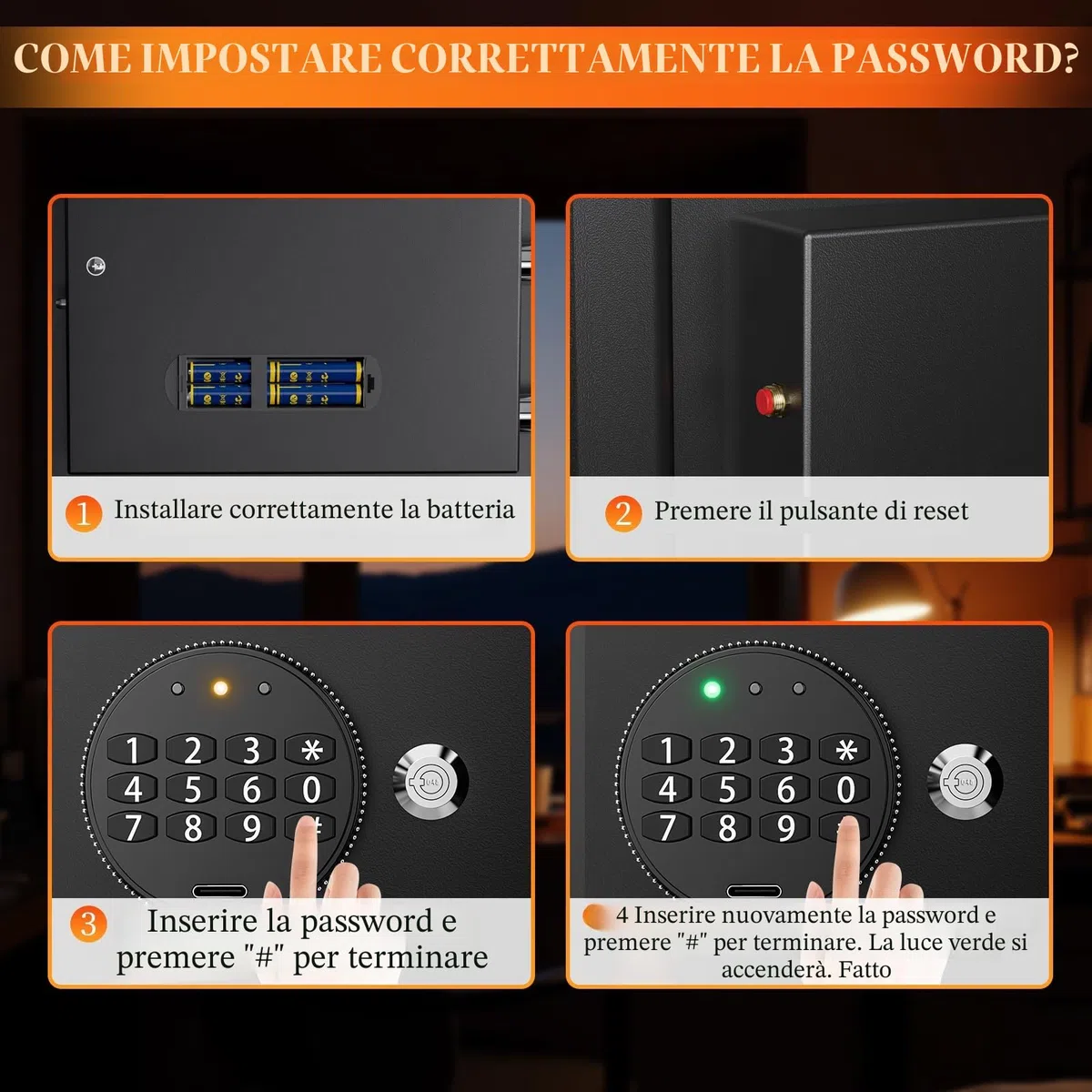 WASJOYE 25L Cassaforte con Chiave, Cassetta di Sicurezza per Denaro Tastiera Digitale Elettronica,Casseforti da Armadio per Casa Ufficio Hote Attività Commerciale Gioielleria Pistola Contanti