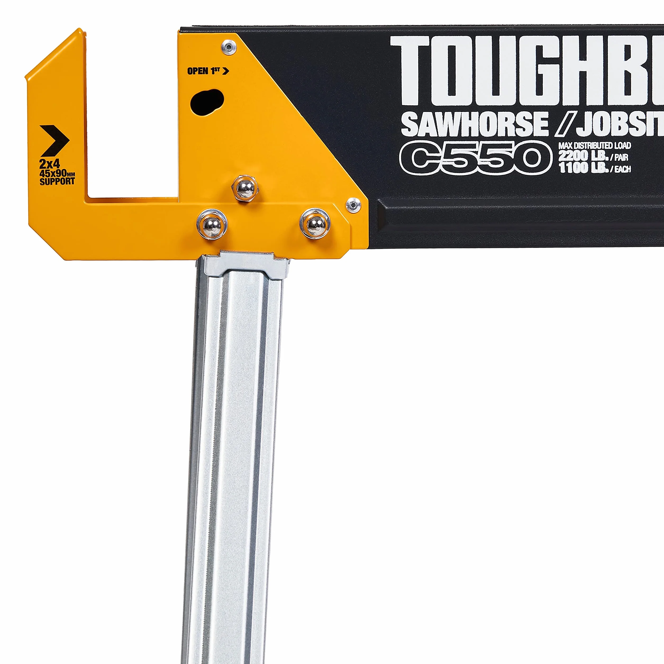 ToughBuilt TB-C550-2 Sawhorse, Nero