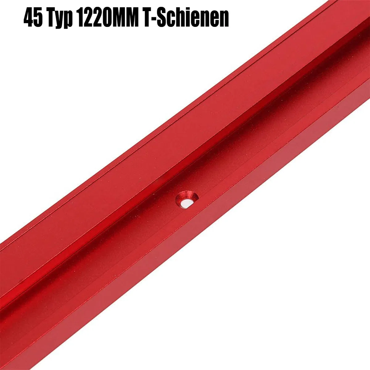 Guida a T scanalatura, 45 tipo 1200 mm, scanalatura a T in alluminio, scanalatura a T, guida per la lavorazione del legno, mini guida a T per il fissaggio di recinzione