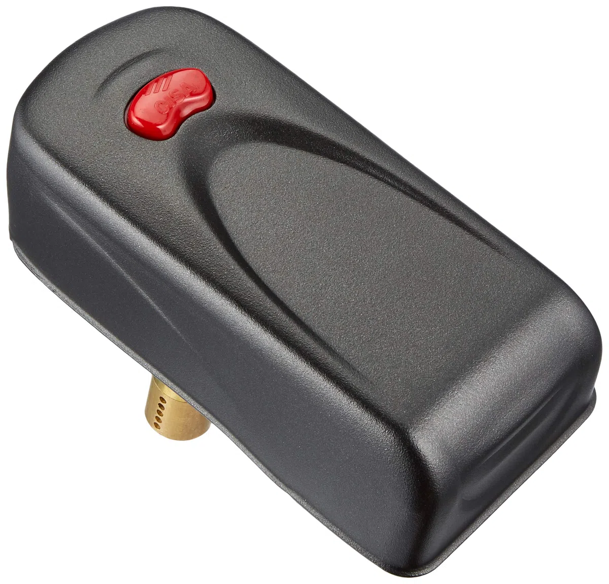 CISA 11A611000, Serratura Elettrica da Applicare Elettrika, 12 V, Grigio Scuro, con Pulsante Interno, Cilindro a tubo, con Booster Plus, Mano Reversibile