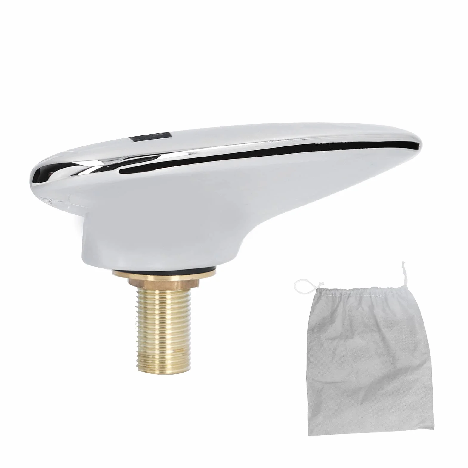 Rubinetto per vasca a cascata, beccuccio di uscita filettato maschio G1/2, beccuccio per vasca a cascata in acciaio inossidabile per vasca da bagno con doccia SPA