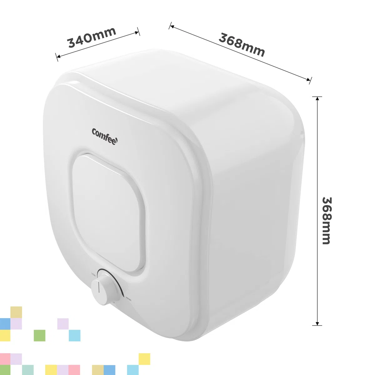 COMFEE' Scaldabagno Elettrico D15-15Veu Sottolavello Con Vano Contenitore Leggero, Compatto, Facile Da Installare Ideale Per Piccole Utenze Classe Di Efficienza Energetica B, Bianco, 15 Litri