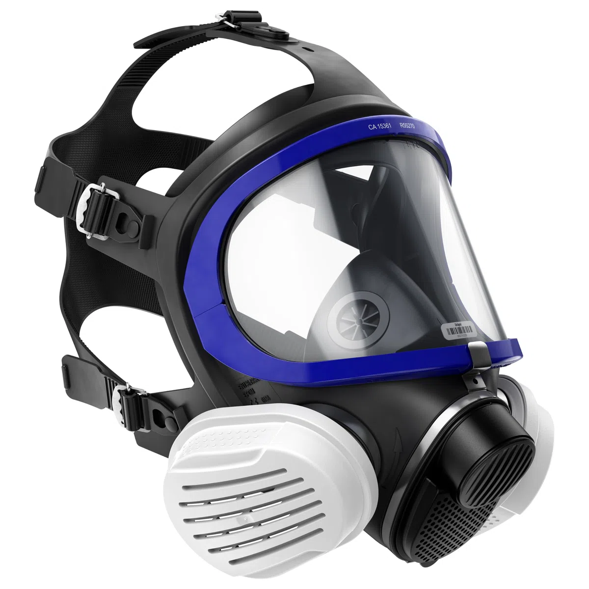 Dräger X-plore 5500 Maschera di protezione respiratoria completa con filtri P3 R sostituibili per polveri, particelle fini, polvere metallica