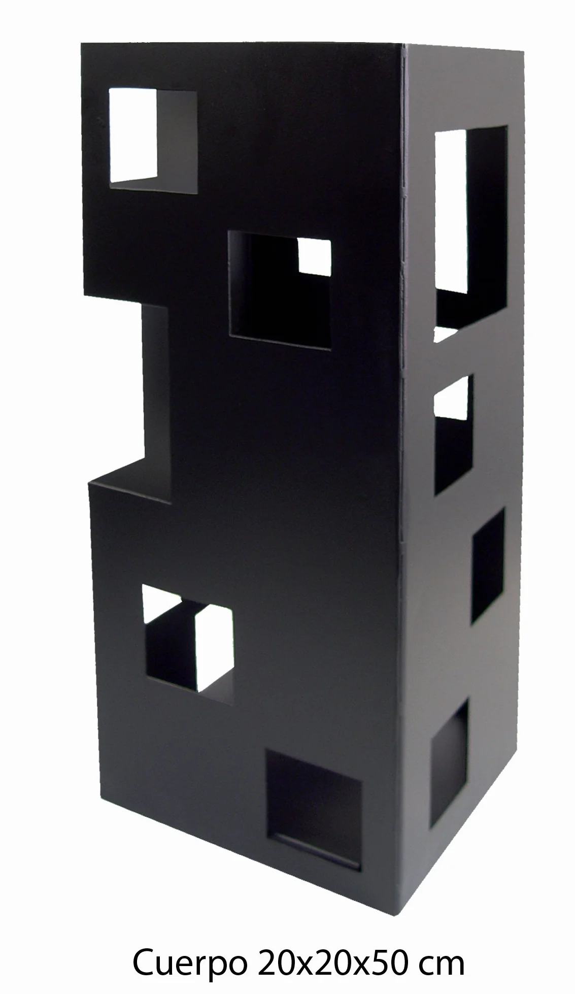 Imex el zorro 10042 - Camino gioco, quadrato (soffietto 50 x 20 x 20 cm) di colore nero utile