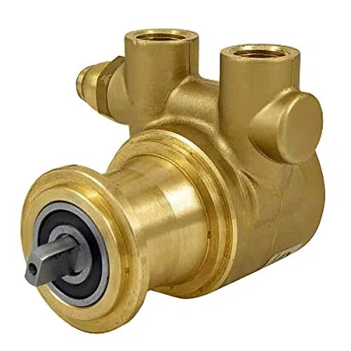 Pompa a Palette 200lt/h - Bypass 3/8" - Nero - Industriale Inline - Pompa d'Acqua