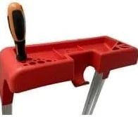 AERREGI Scala Scaletto 6 Gradini per uso professionale in Alluminio Portata 150 Kg Certificazione EN 131 Con Vano Portaoggetti
