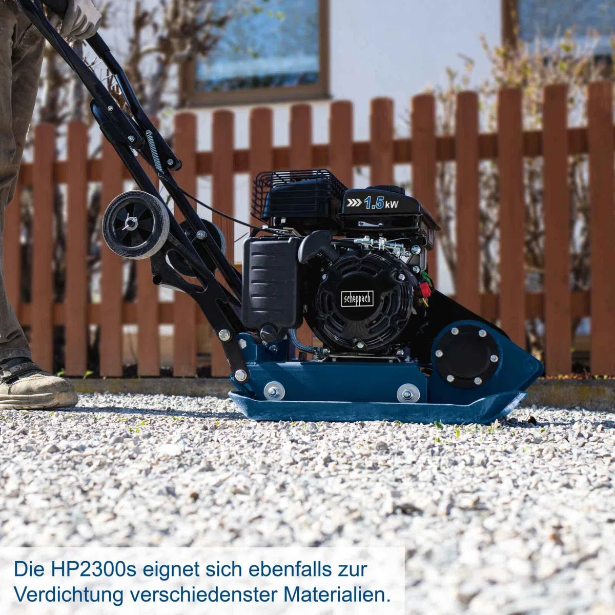 Piastra vibrante Scheppach HP2300S