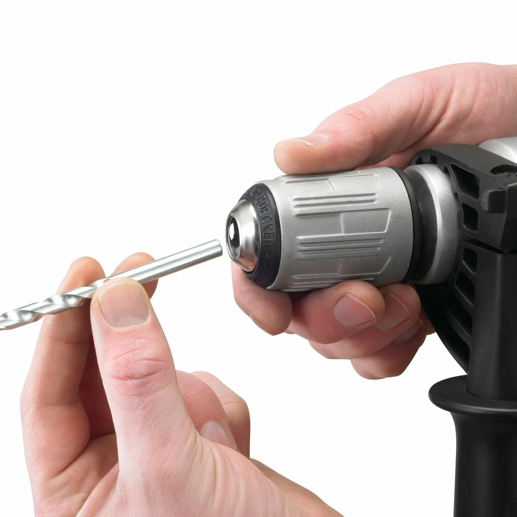 BLACK+DECKER, Trapano a percussione 1100W a 2 velocità meccaniche in valigetta. KR1102K