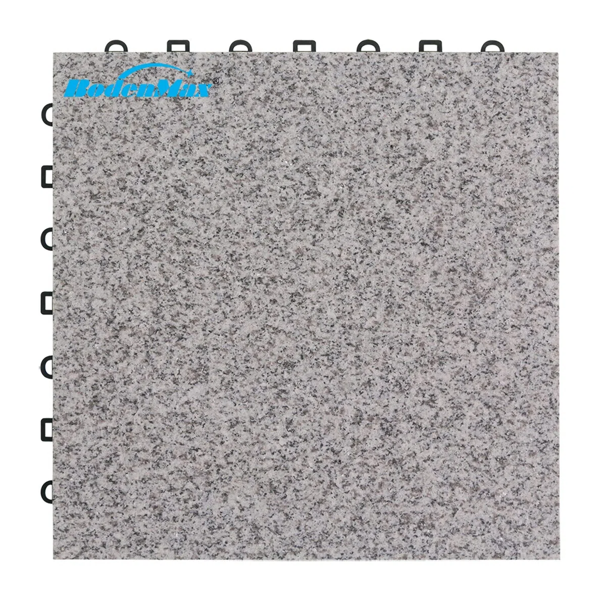 8 Piastrelle giardino in pietra naturale pavimento per esterno ad incastro terrazza balcone | GRANITO Modello Classico | 30 x 30 cm