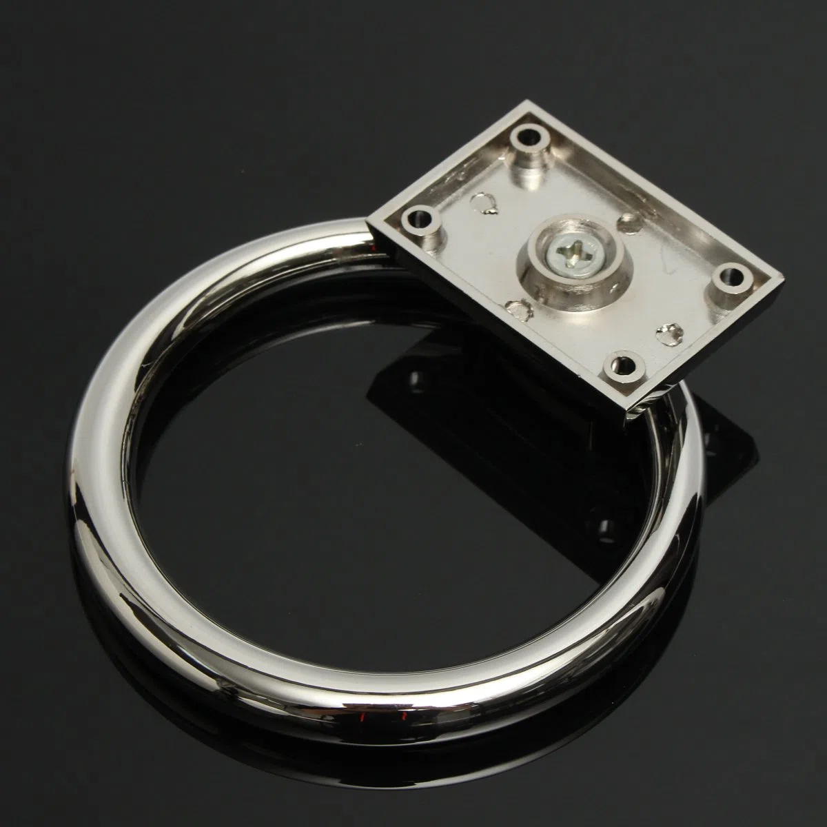 MASUNN Inox Acciaio Knocker Tira Maniglia Tirare Anelli Brillante Argento Per Sedia Porta In Legno