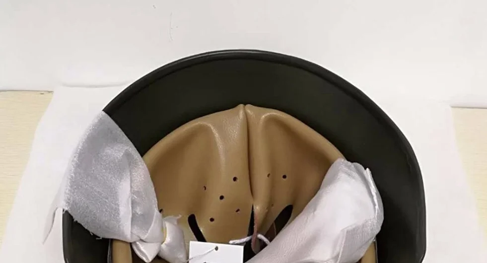 WW2 Casco tedesco M35 in acciaio WWII Casco protettivo in acciaio ad alta resistenza Guerra Mondiale 2 caschi con fodera in pelle