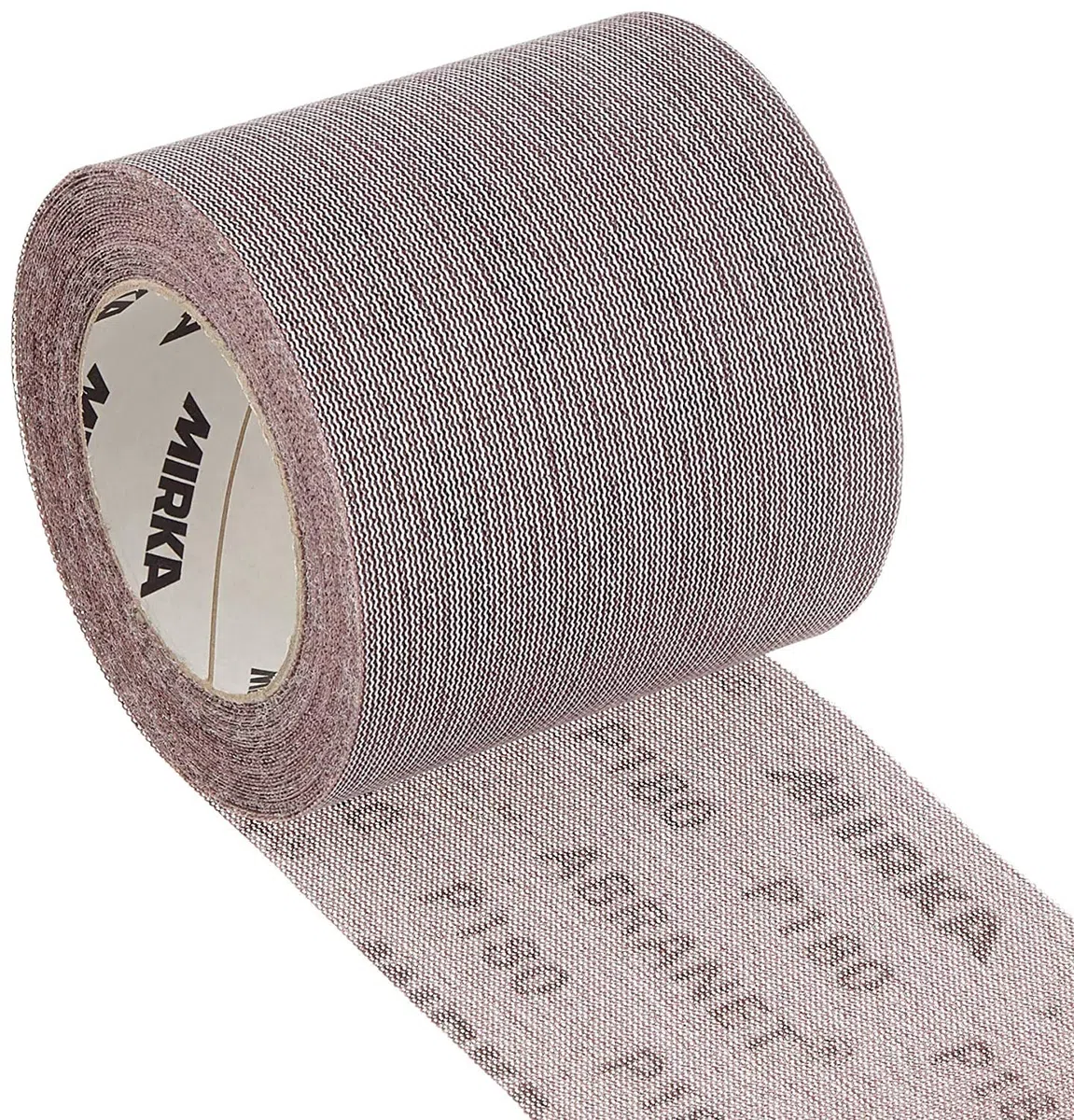 Mirka Abranet rotolo abrasivo netto 115 mm x 10 m a strappo/grana P180 / 1 rotolo/per levigare legno, stucco, vernice, plastica / 545BY001183R
