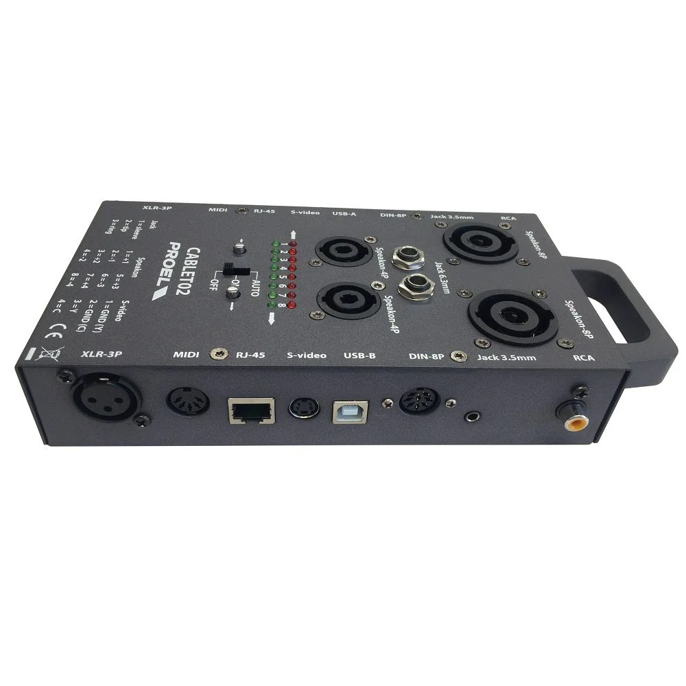 Proel CABLET02, tester per cavi audio-video e connettori