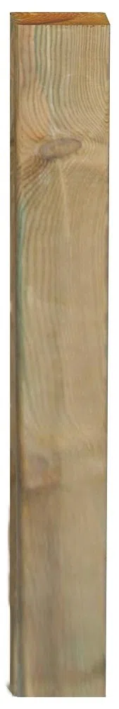 Salone-negozio-online PALO Rettangolare PZ.4 CM.4,5X9,0X300H in Legno di Pino IMPREGNATO