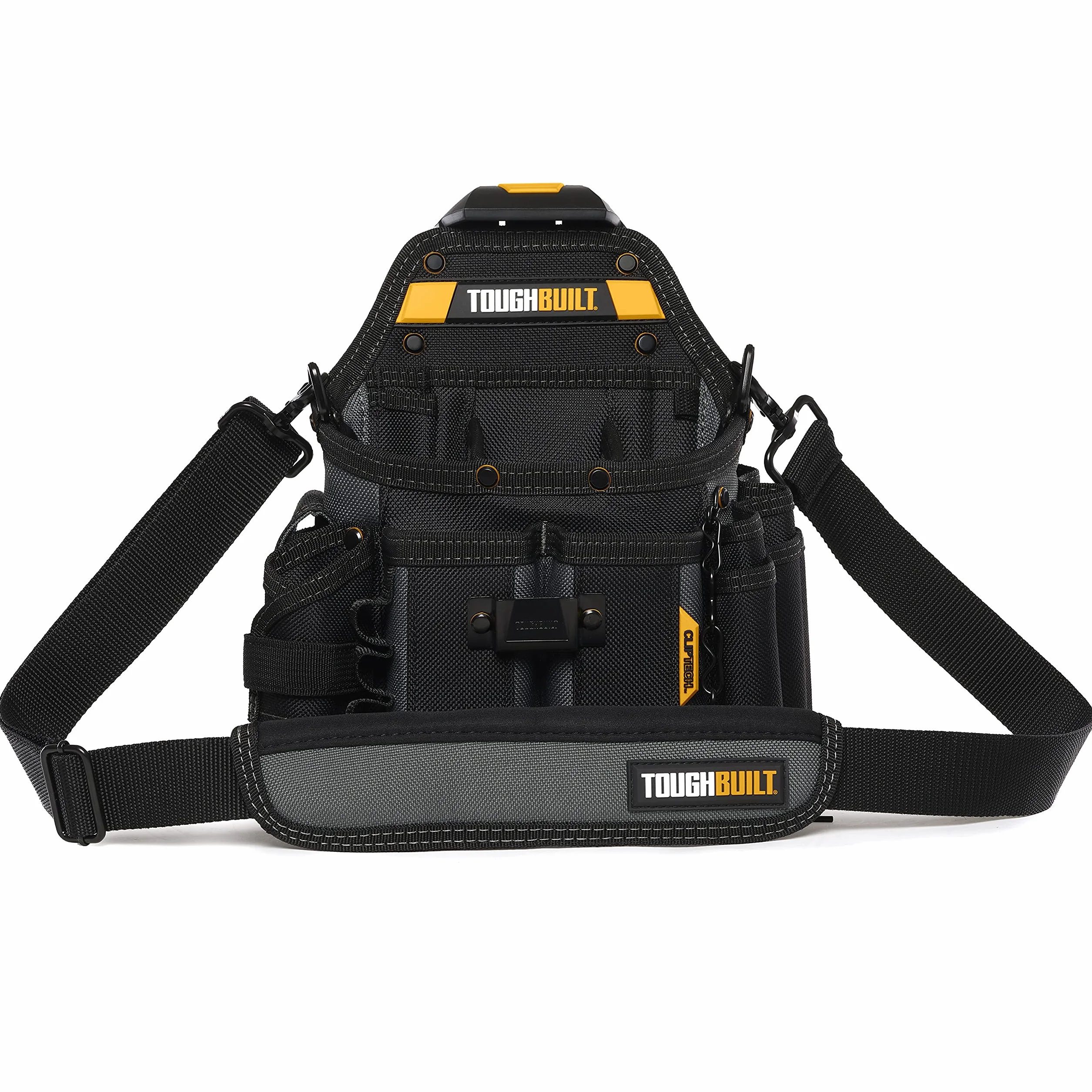 BOLSO PORTAHERRAMIENTAS OFICIAL ELECTRICISTA + CORREA HOMBRO TB-CT-114 TOUGH BUILT