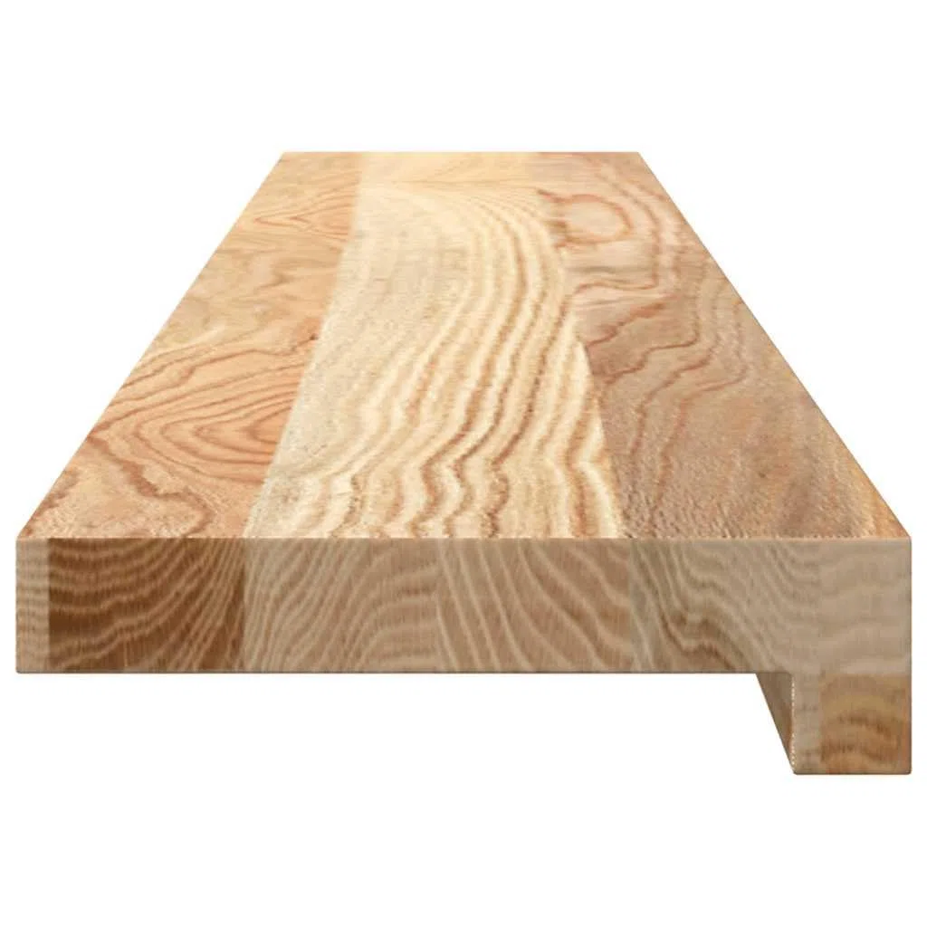 vidaXL Davanzali 2 pz Non Trattati 100x15x2cm Legno Massello di Rovere, Bordo della Finestra, davanzale della Finestra in Quercia, davanzale in Legno
