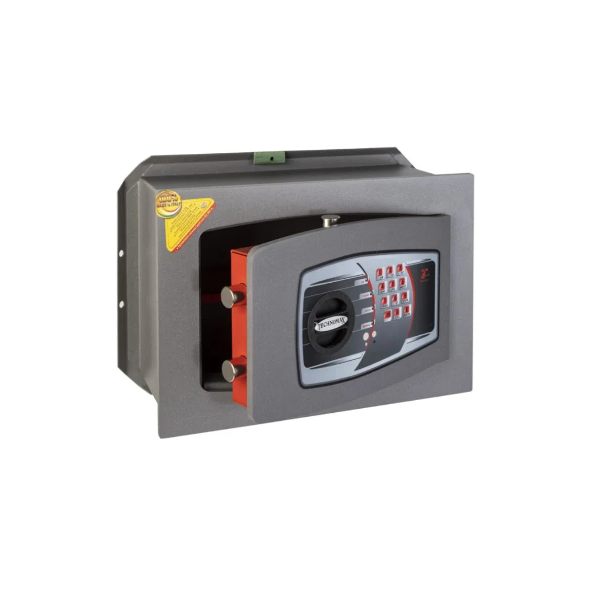 Technomax, Cassaforte a muro, Chiusura elettronica, Linea Technofort Trony, Modello DT/4, Dimensioni mm. 270H. X 390L. X 200P.
