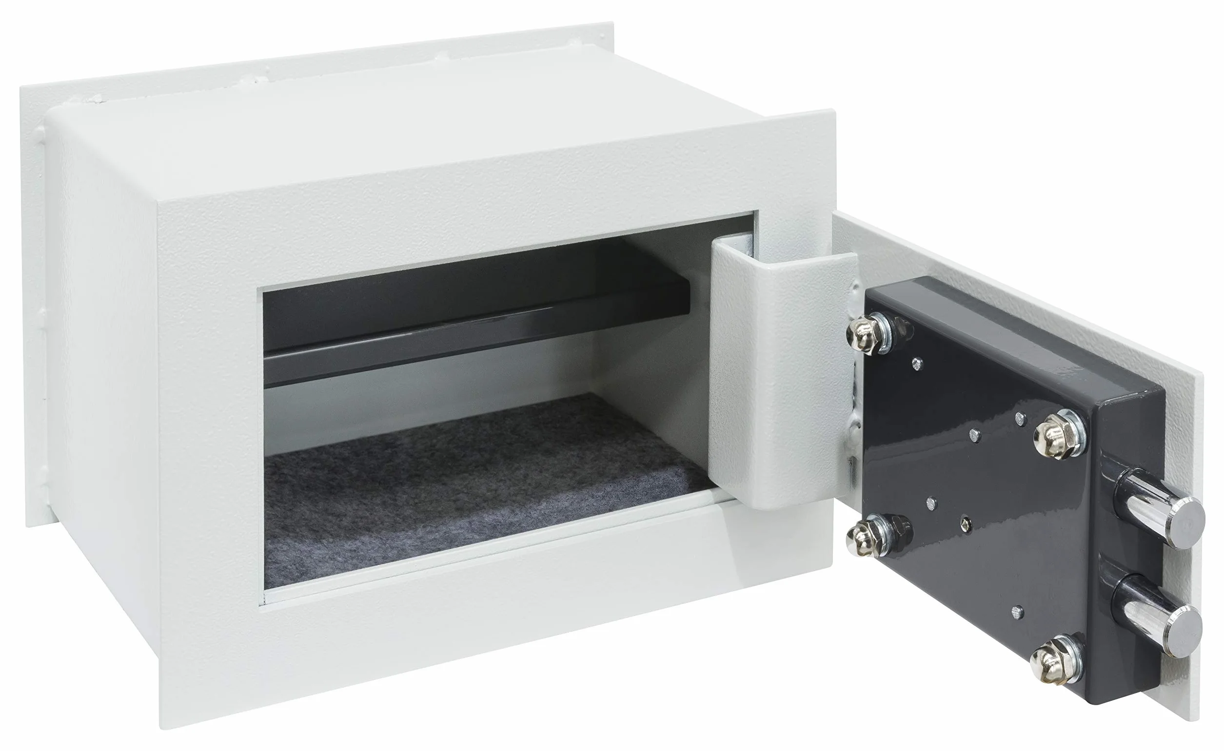 ARREGUI Ideal 5 271310 Cassaforte a muro con serratura a chiave, Cassaforte da incaso a parete per abitazioni, Facile da usare, 20 x 30 x 15 cm, 5 L