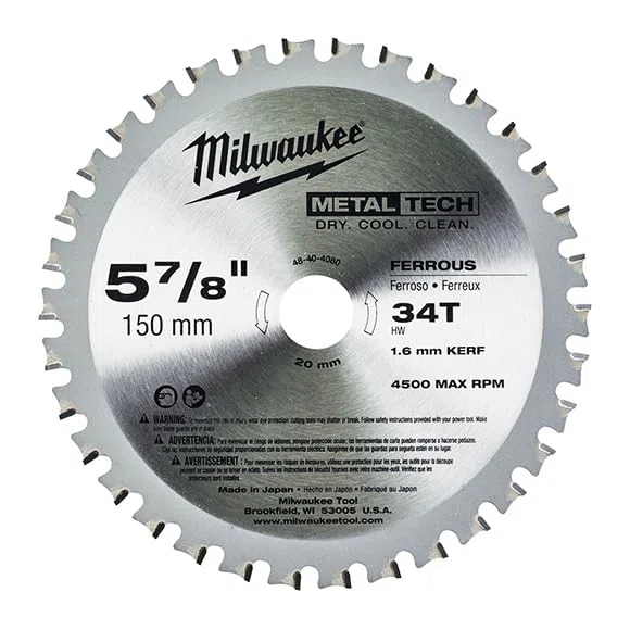 MILWAUKEE 5-7/8 in. Ferrous Metal Circul