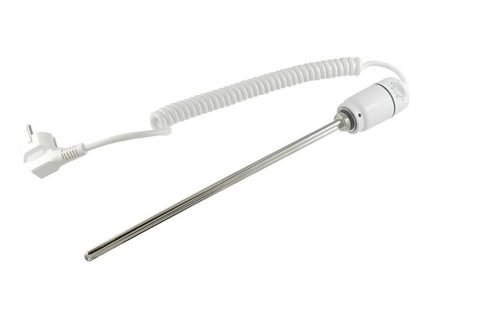 CINI GT Bianco, 600 W, Cartuccia Riscaldante, Elementi Riscaldanti per Termosifoni, Con Termostato, Regolatore di Temperatura