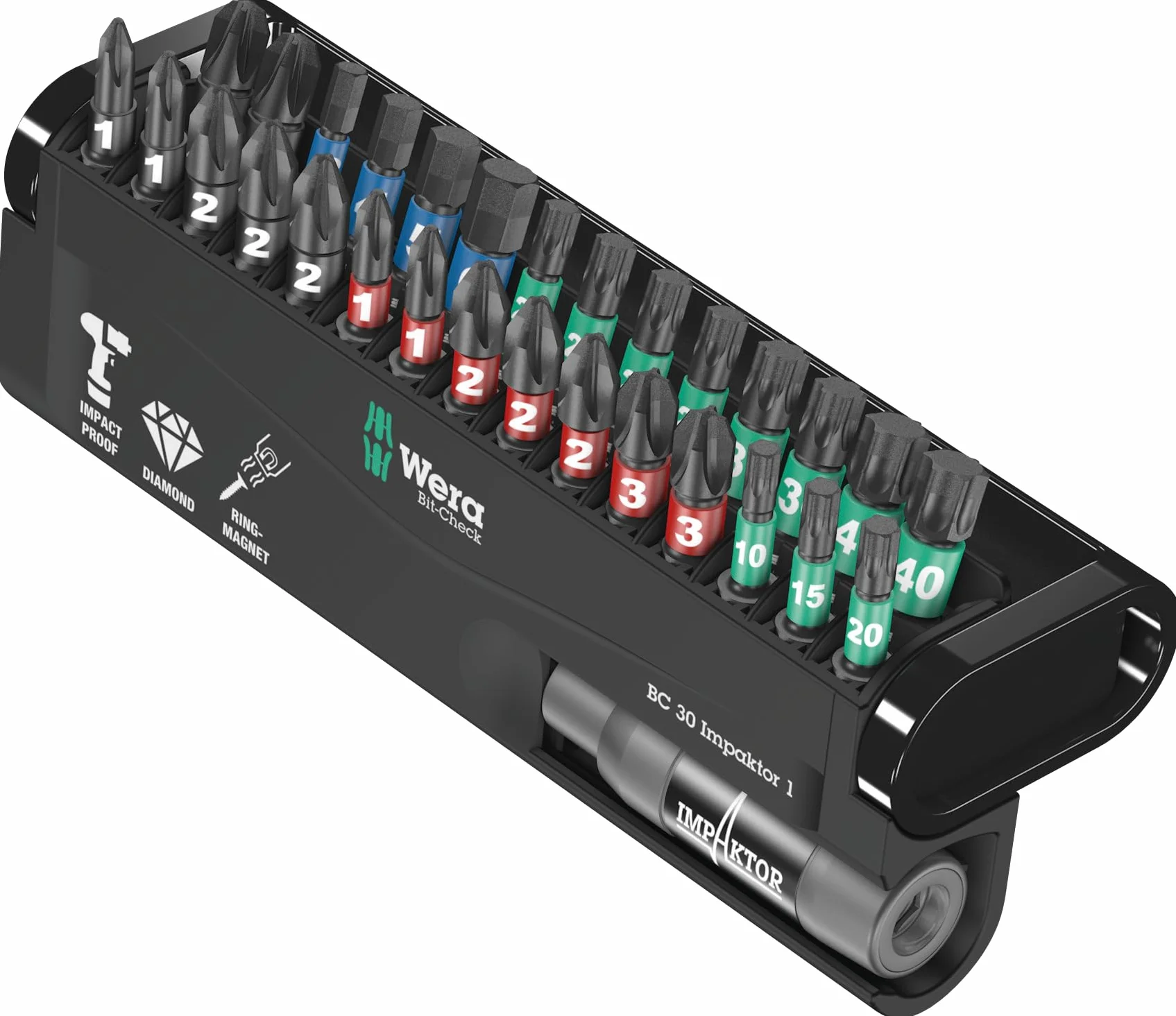 Wera, Bit-Check 30 Impaktor 1, 30 pezzi