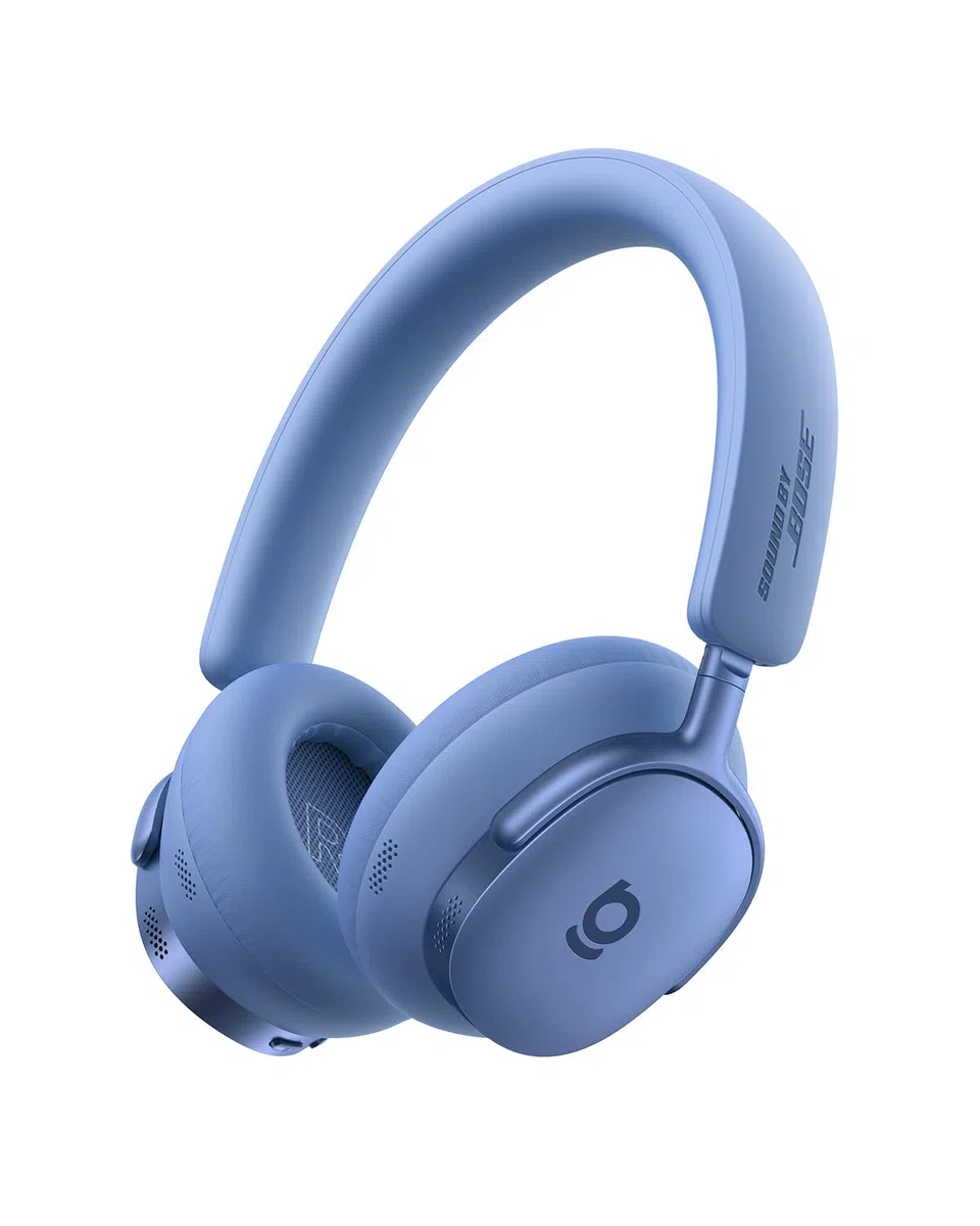 Baseus Inspire XH1 Cuffie Bluetooth Cancellazione Rumore Attiva, Sound by Bose, Nuvola di Conforto, Dolby Audio & Hi-Res per un Suono Incredibilmente Dinamico, Autonomia 100 h, Blu Crepuscolare