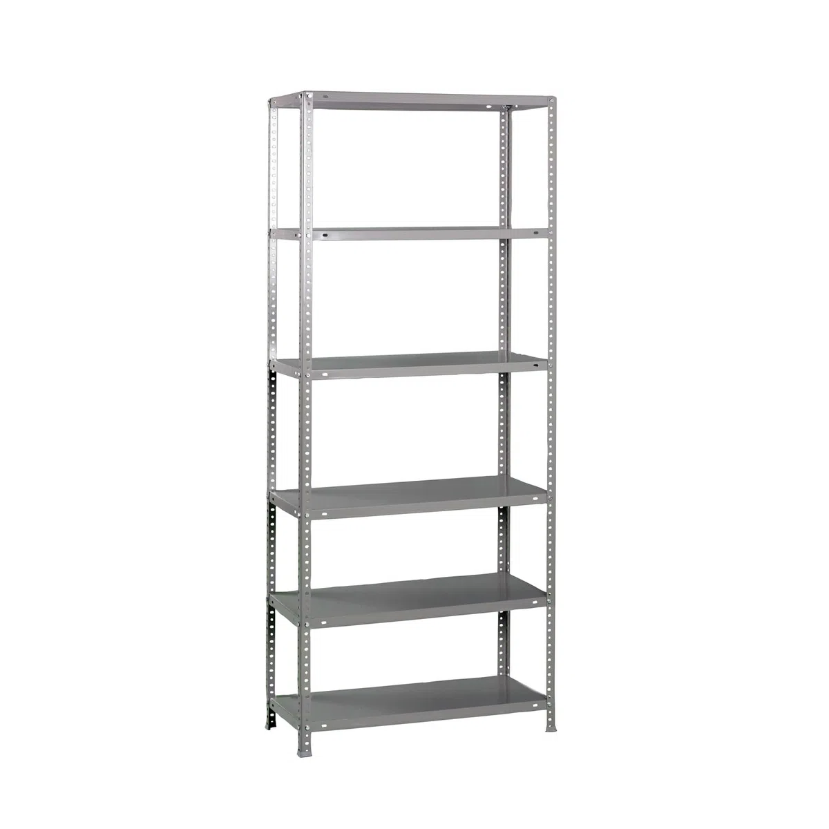 Simon Rack Scaffale Metallo Garage e 6 Ripiani, Capacità di Carico 100 kg e Punto di Flessione, 2000x900x300 mm, Metallo, Scaffalatura per Garage, Zincato - Comfort