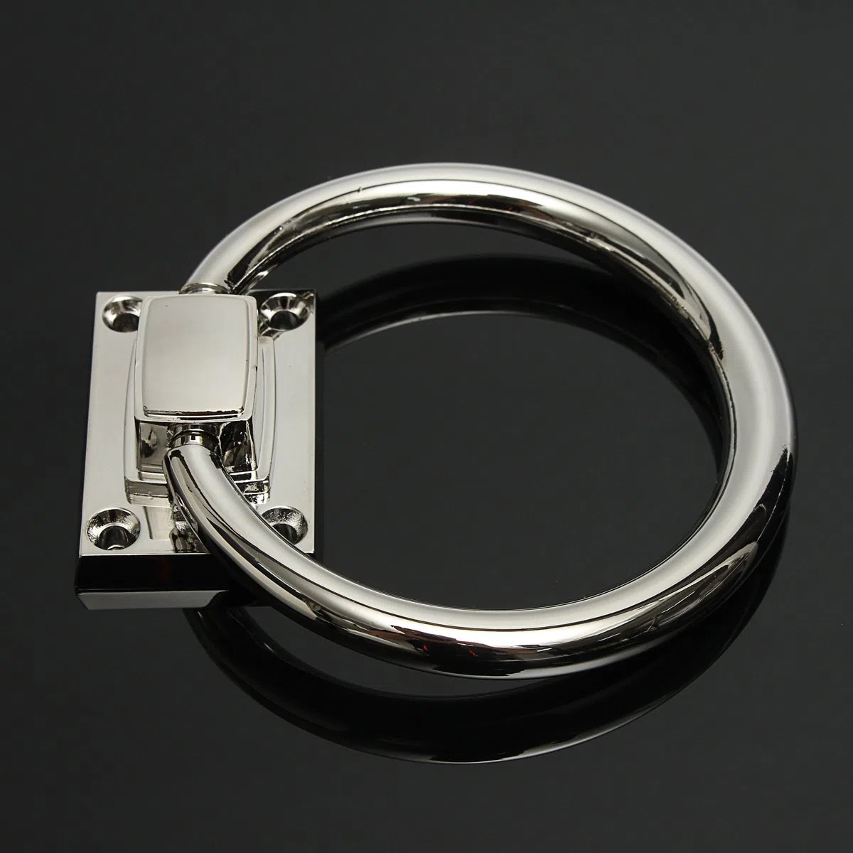 MASUNN Inox Acciaio Knocker Tira Maniglia Tirare Anelli Brillante Argento Per Sedia Porta In Legno