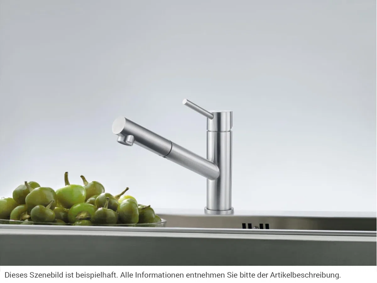 Franke - Rubinetto per lavello da cucina, in acciaio INOX, 115.0569.461 colore: Grigio
