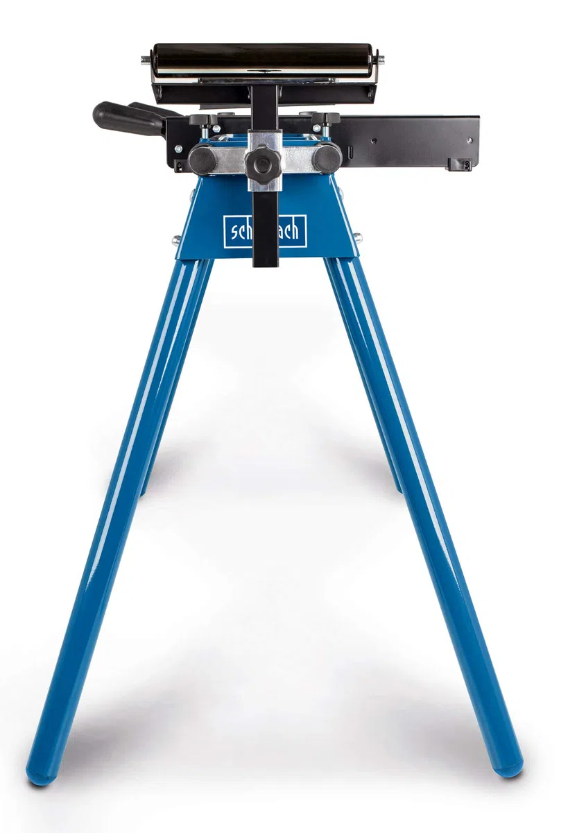 Tavolo di lavoro Scheppach UMF1600 | Banco macchina compatibile con il 95% di tutte le troncatrici sul mercato | Altezza 740mm | Estensione laterale 1– 1,65m | Capacità di carico max. 200kg