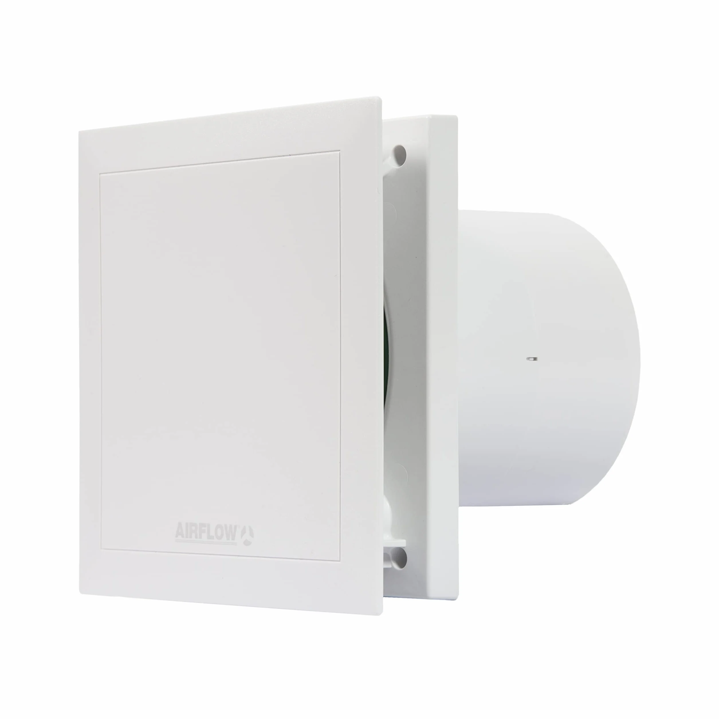 Airflow QT100B Extractor Baño Básico, 100 mm, Fabricado en Alemania, 2 Velocidades, 25 dB(A), 5/9 W, Hasta 25 l/s, Certificado QuietMark, Garantía 3 Años