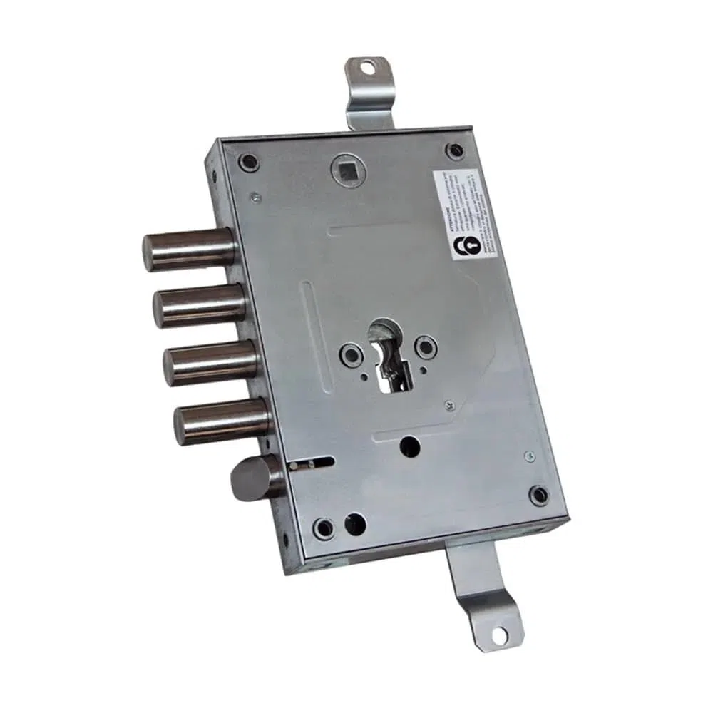 AERREGI SERRATURA BLINDATA INTERASSE 28 mm CON ENTRATA 63 mm A DOPPIA MANDATA | MASSIMA SICUREZZA | SERRATURA PER PORTE BLINDATE REVERSIBILE