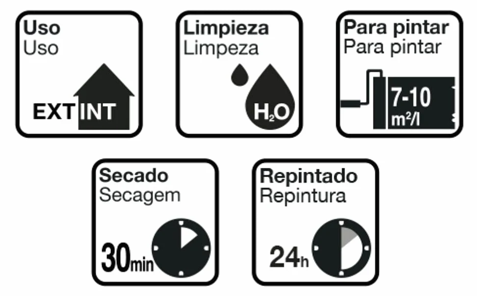Montó Pittura a clorocaucho piscine calcestruzzo Bricolovers/HTM (Blu 4L)
