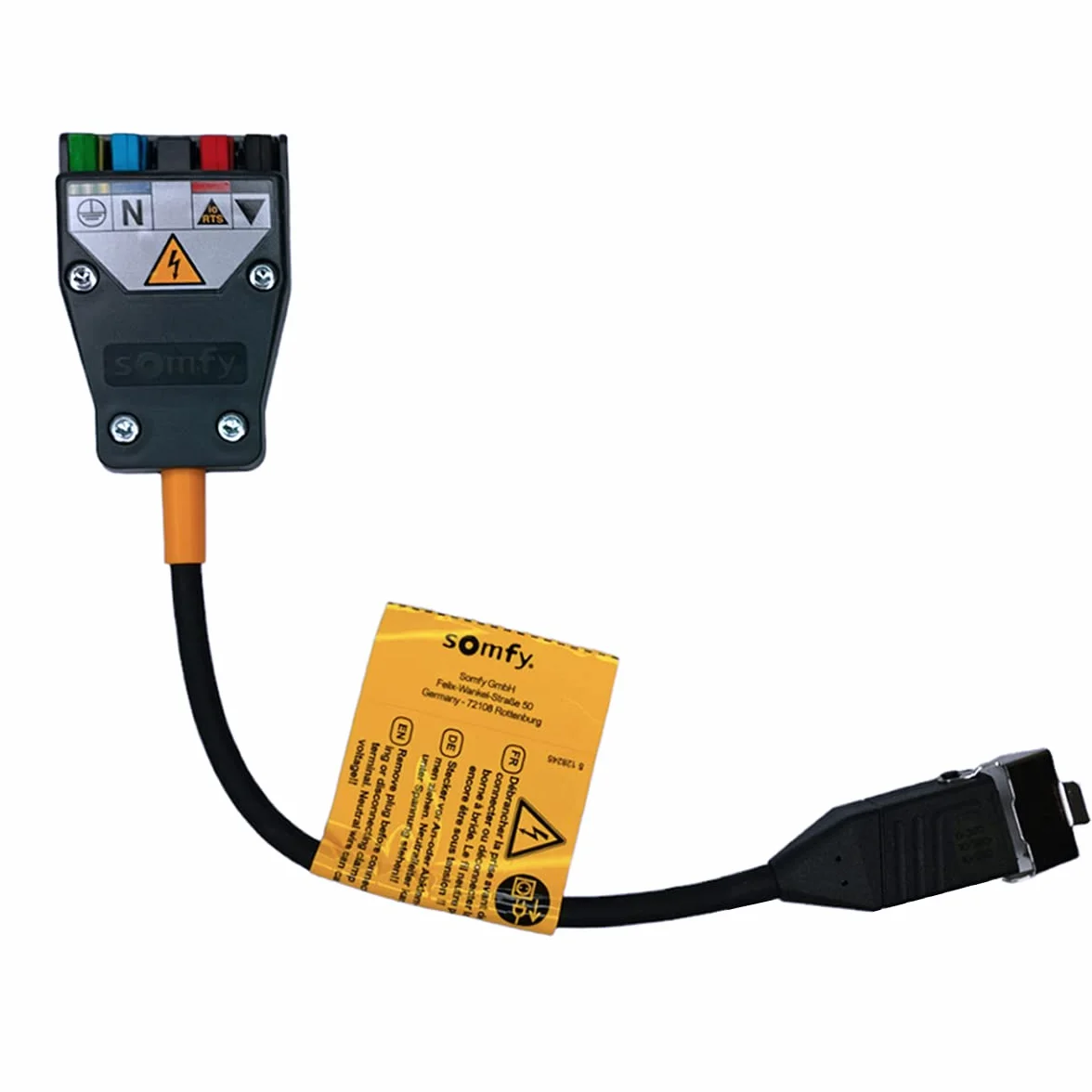 somfy 9015971 o/RTS/WT/LT/LS/Solus/J4 cavo adattatore, Tensione di ingresso: 230 V CA 50 Hz