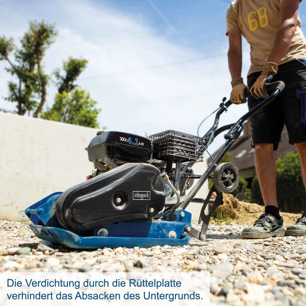 Piastra vibrante Scheppach HP2300S