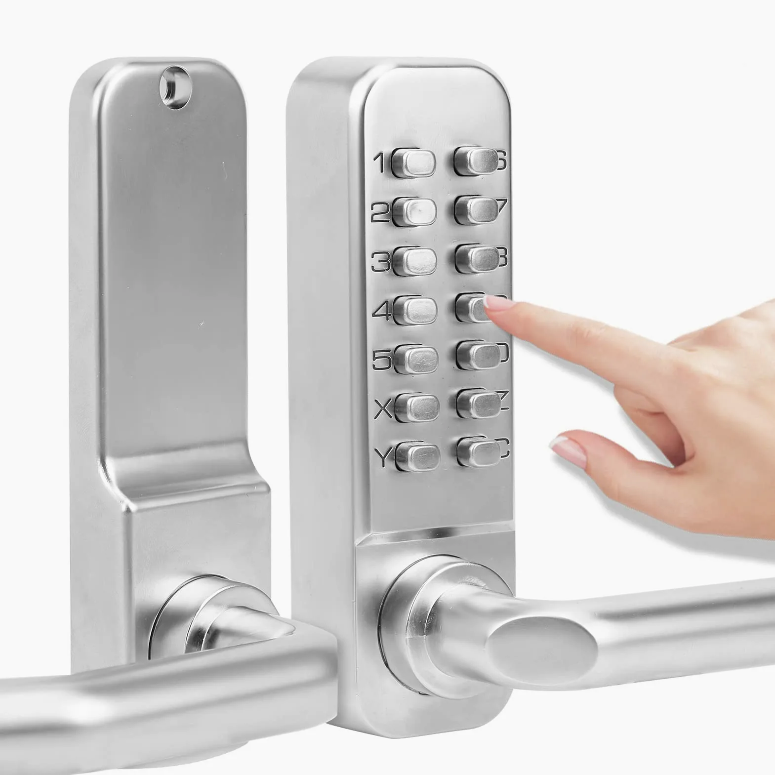 Serratura Porta a Combinazione Meccanica Digitale Serratura antifurto intelligente senza chiave Serratura della porta di sicurezza domestica Sistemi di sicurezza domestica per ufficio Porta della casa