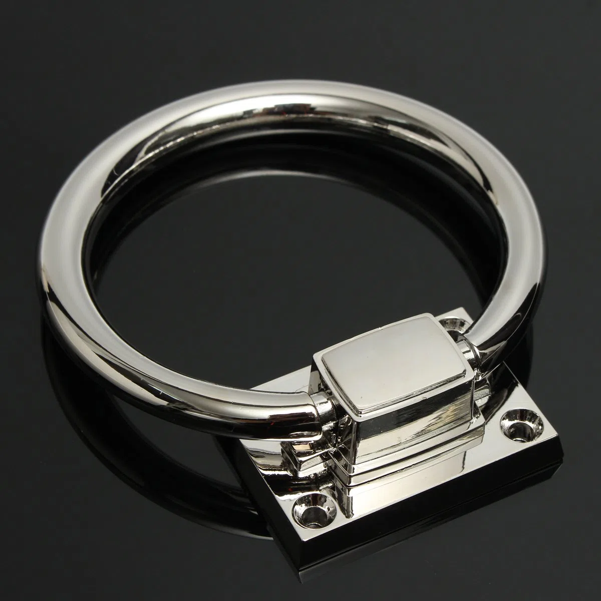 MASUNN Inox Acciaio Knocker Tira Maniglia Tirare Anelli Brillante Argento Per Sedia Porta In Legno