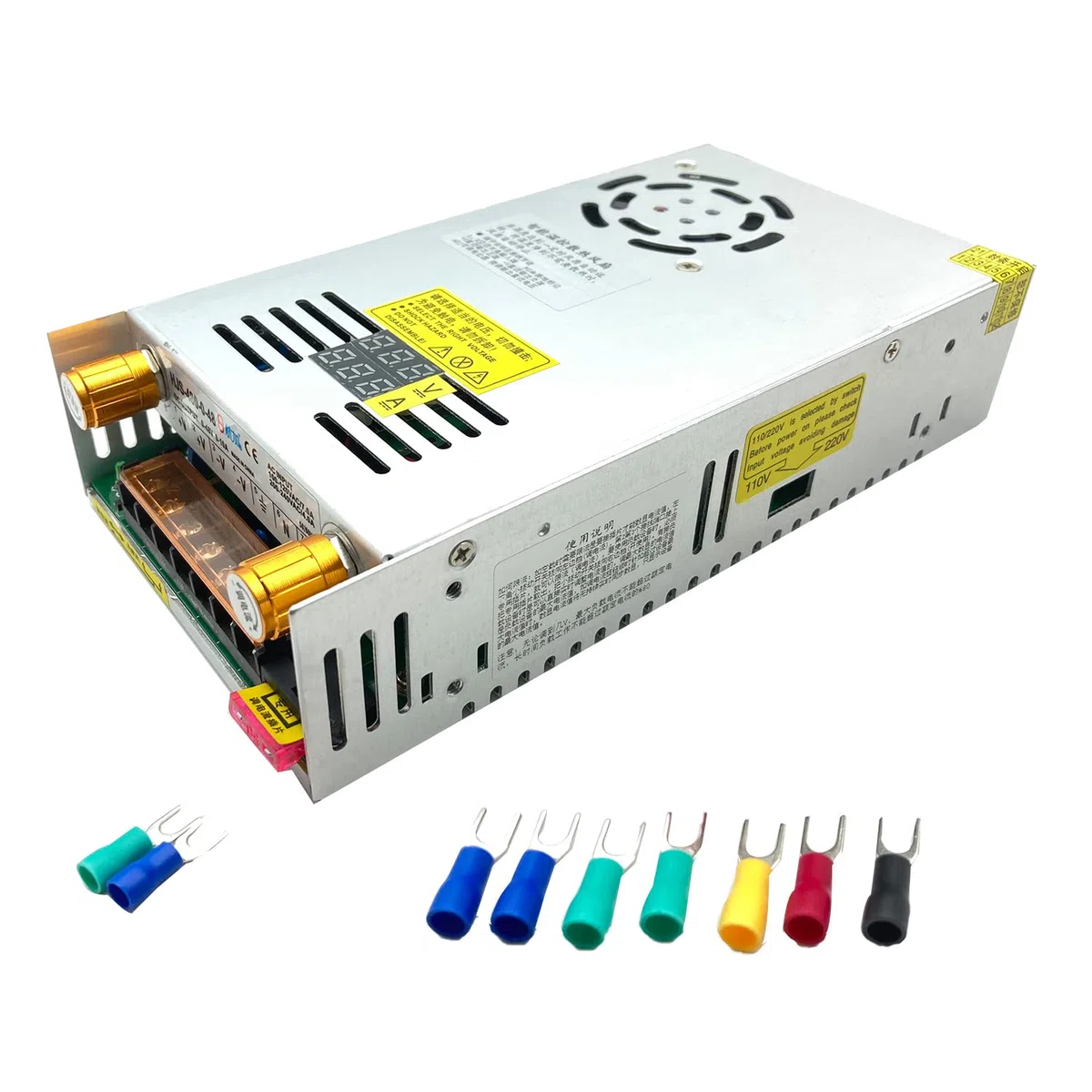 Trasformatore AC-DC 0-60V 0-8A480W Tensione e corrente regolabili Con display digitale Alimentazione switching regolata in CC Per la regolazione della velocità del motore CC