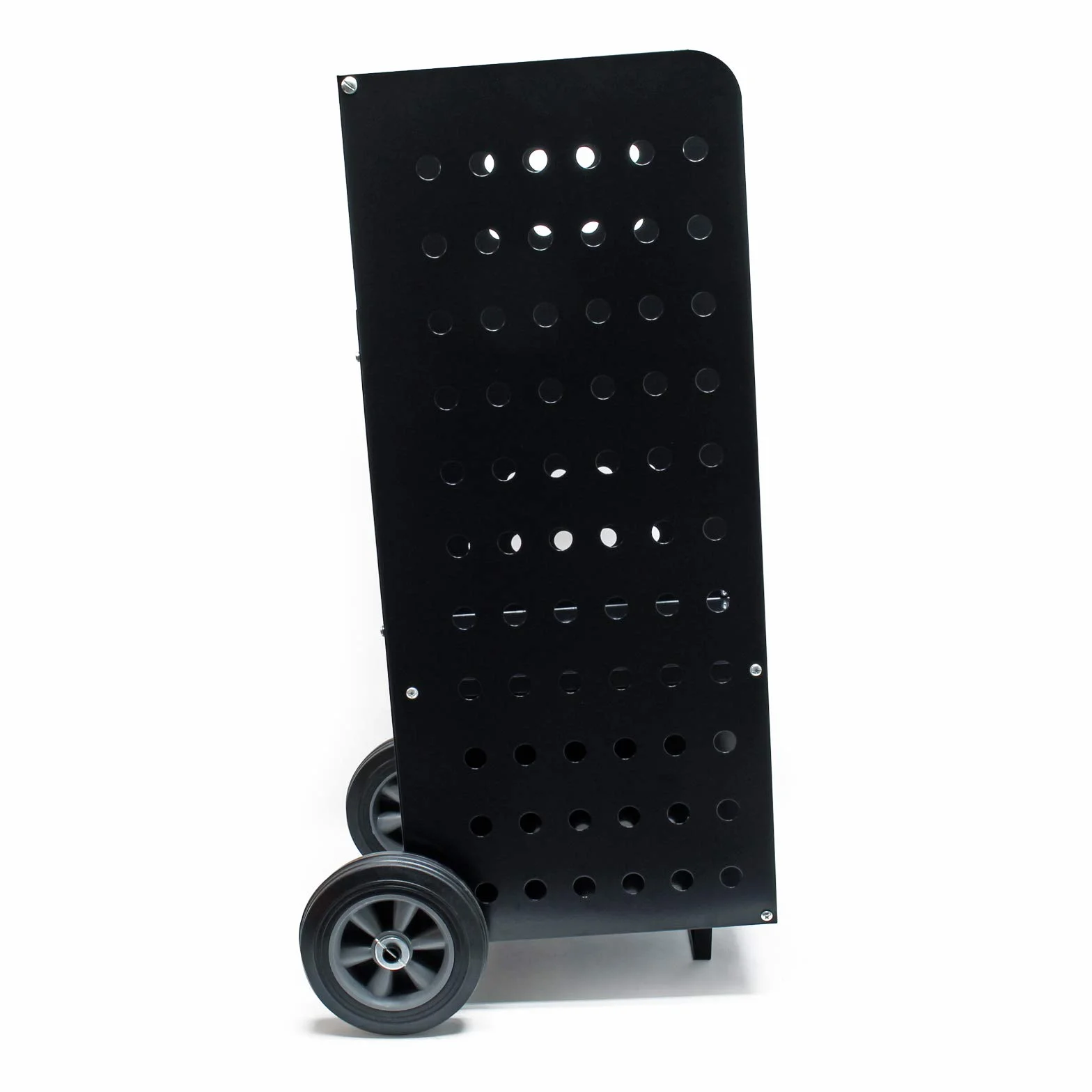 Wiltec Carrello portalegna da camino XL 53x36x106 cm, con ruote in gomma piena, per trasporto legna da ardere