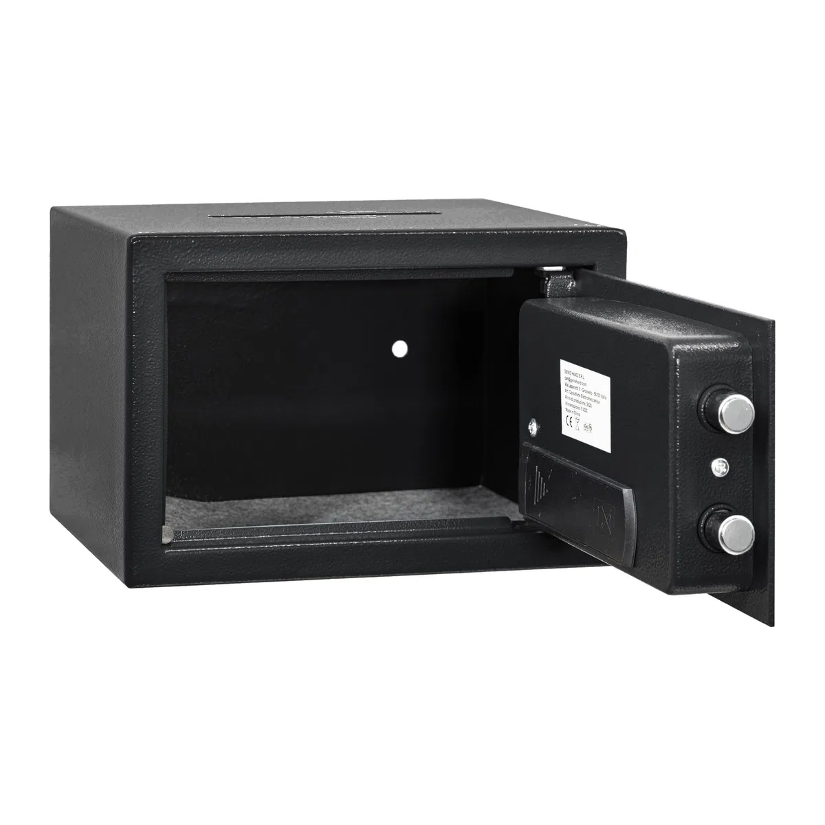Genie Hand – Cassaforte di Deposito con Serratura B-Class, Anti Bounce System, Display Digitale e Alimentore Esterno di Backup (Piccola)